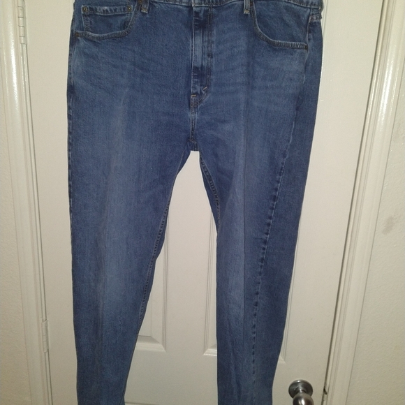 Levi's Other - Levi's 505 Blue Regular Fit Straight Leg Denim Jeans Men's sz 40x32.